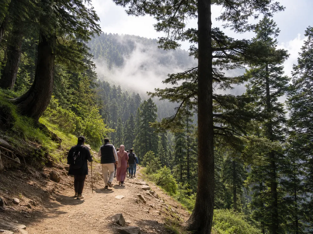Murree, Galiyat & Muskpuri tour route